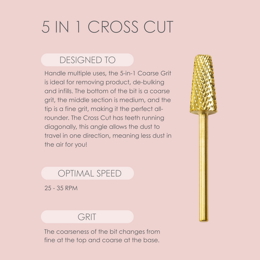 5 in 1 Cross Cut Bit