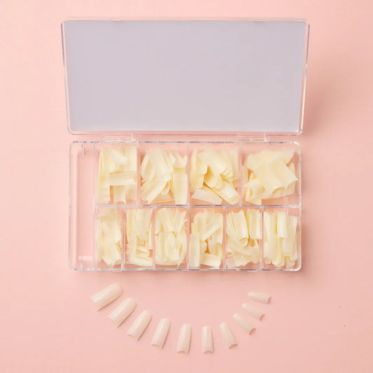 Natural Tips (Cut Out) 500pc - Lola Lee Beauty Products - Tips