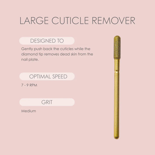Large Cuticle Remover Bit - Lola Lee Beauty Products -