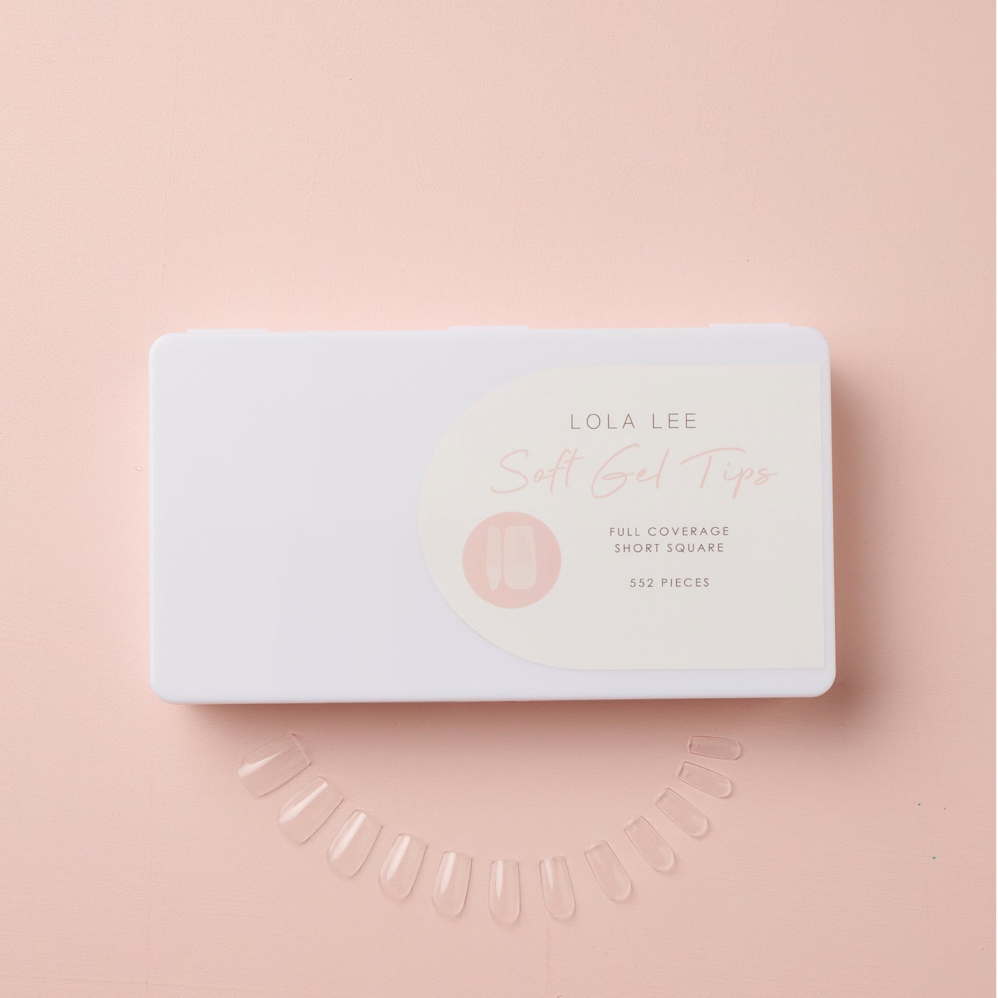 Full Cover Soft Gel Tips (Square) - Short