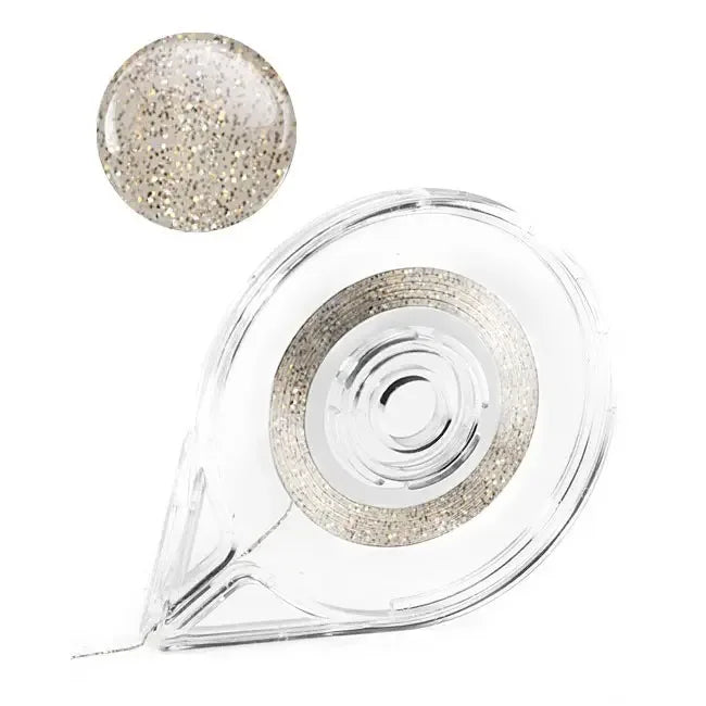 Gold Glitter Striping Tape - 1mm - Lola Lee Beauty Products - Striping Tape