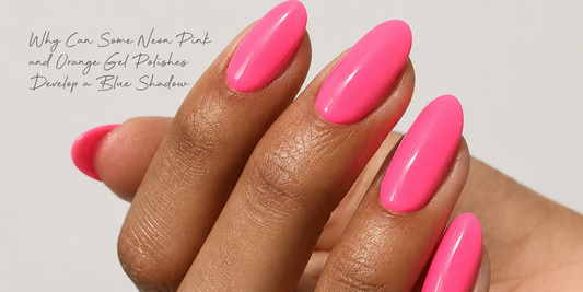 Why Can Some Neon Pink & Orange Gel Polishes Develop a Blue Shadow?
