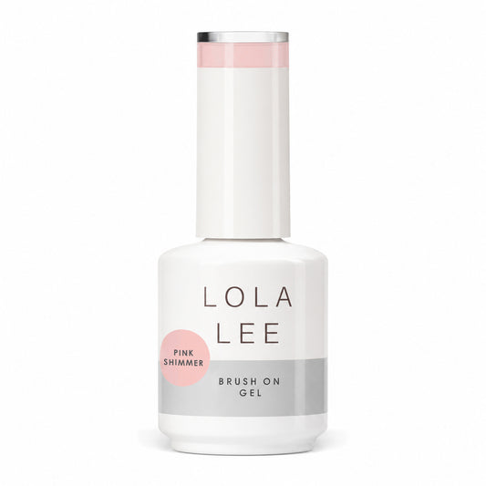 Brush on Gel Pink Shimmer