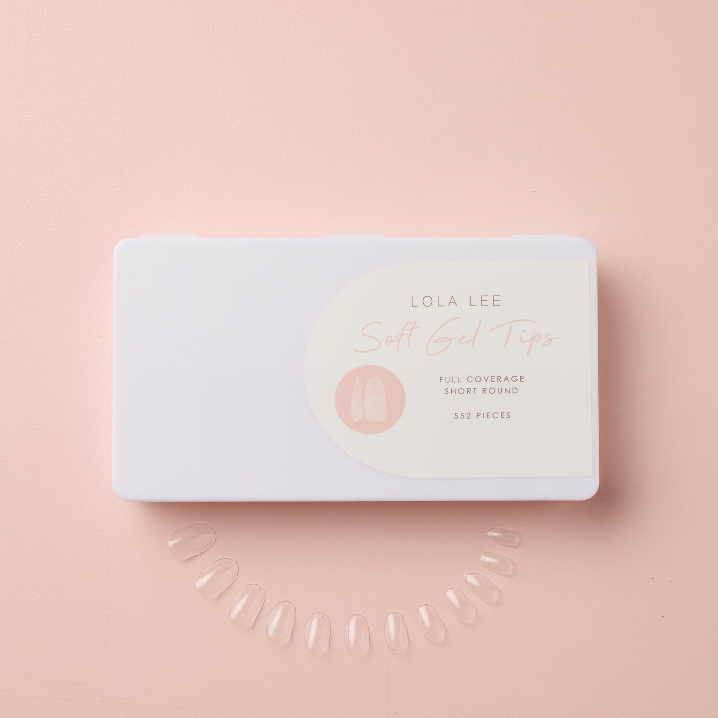 Full Cover Soft Gel Tips (Round) - Short