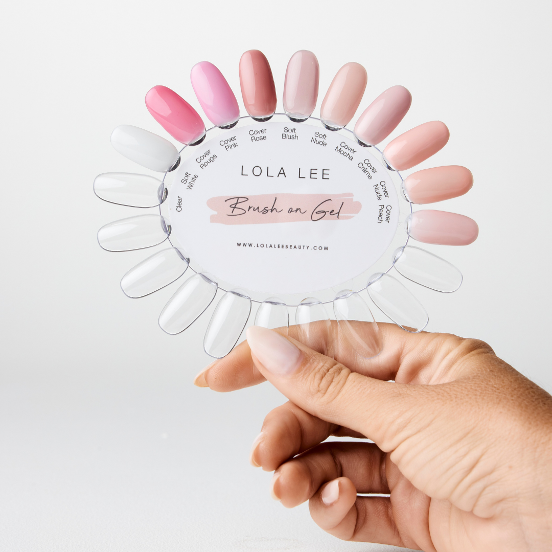 Brush on Gel Colour Chart