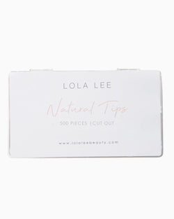 Natural Tips (Cut Out) 500pc-Tips-Lola Lee Beauty Products-Lola Lee Beauty Products