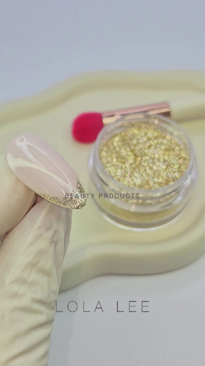 Champagne Blonde Glitter