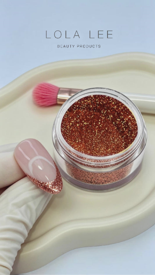 Rosy Girl Glitter